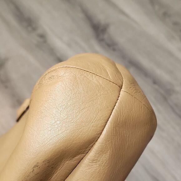 Coach Taupe Campbell Leather Belle Carryall Satchel Bag - Picture 15 of 16